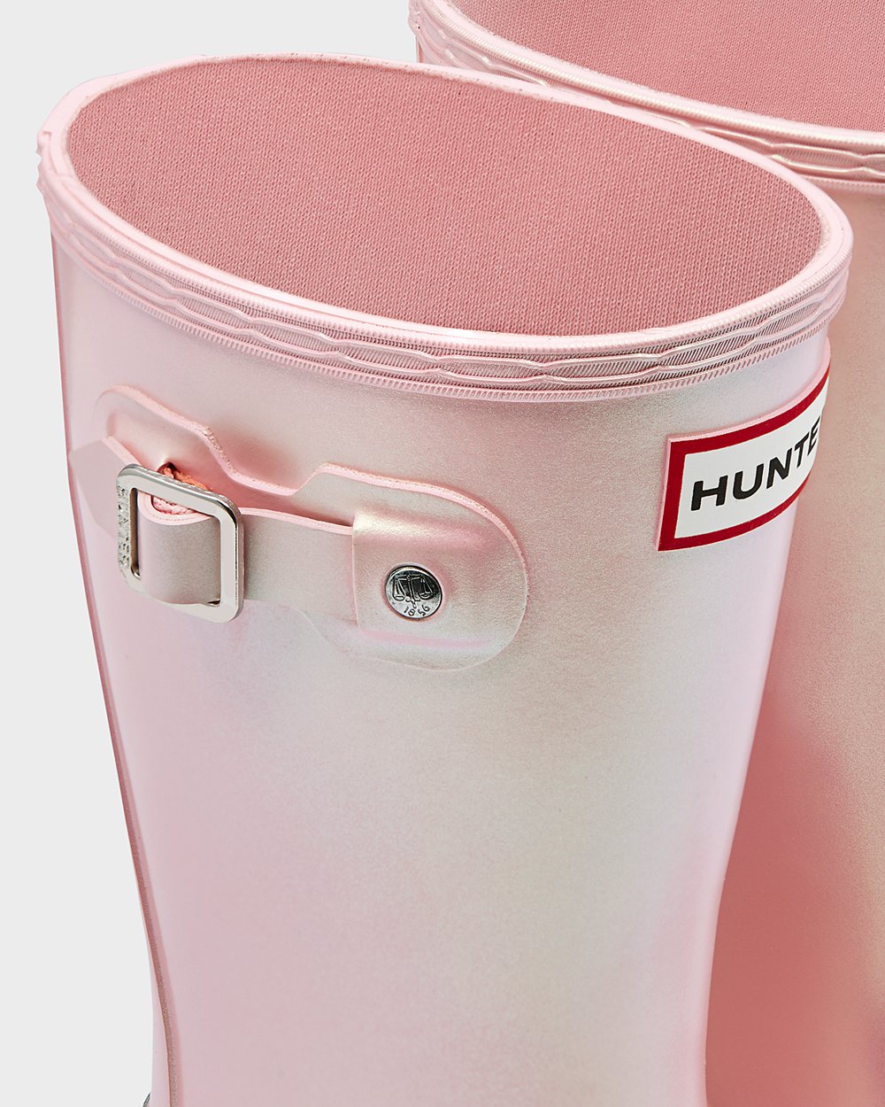 Gumowce Dziecięce - Hunter Original Duże Nebula - Różowe - PCYH-47021